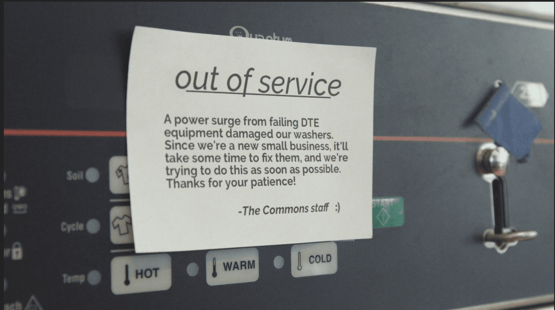 02-Washer-out-of-service